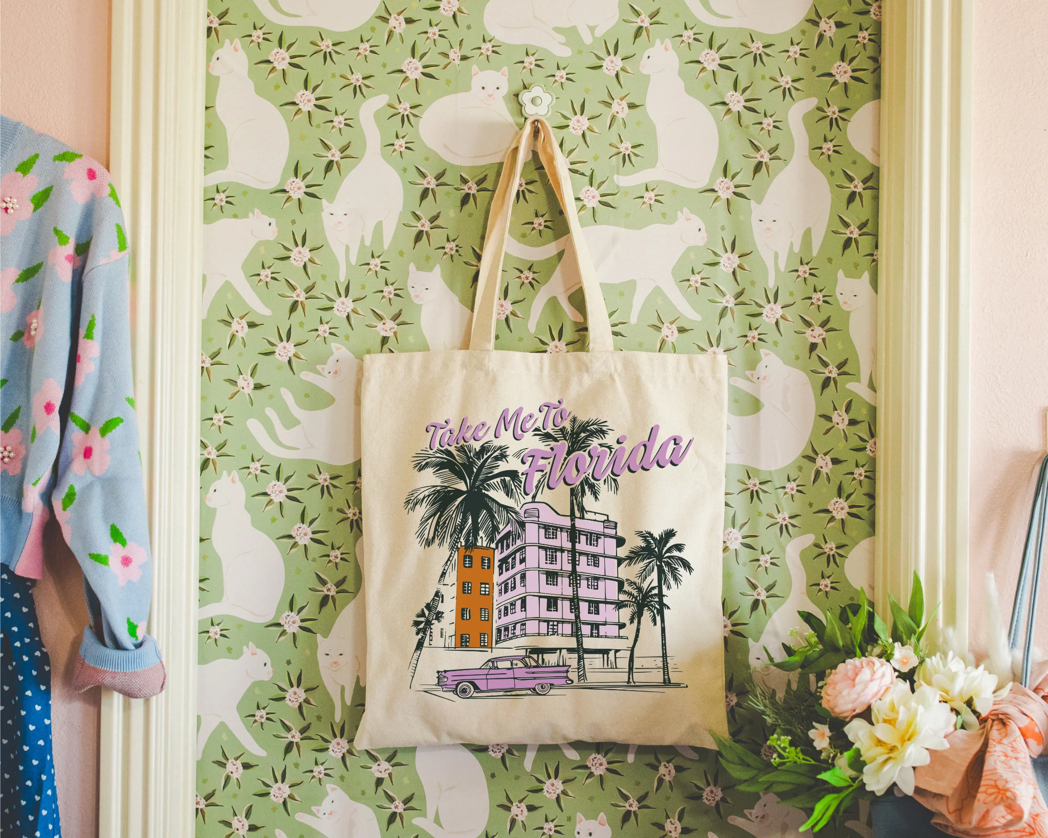 'Take Me To Florida' Tote Bag - Image 4