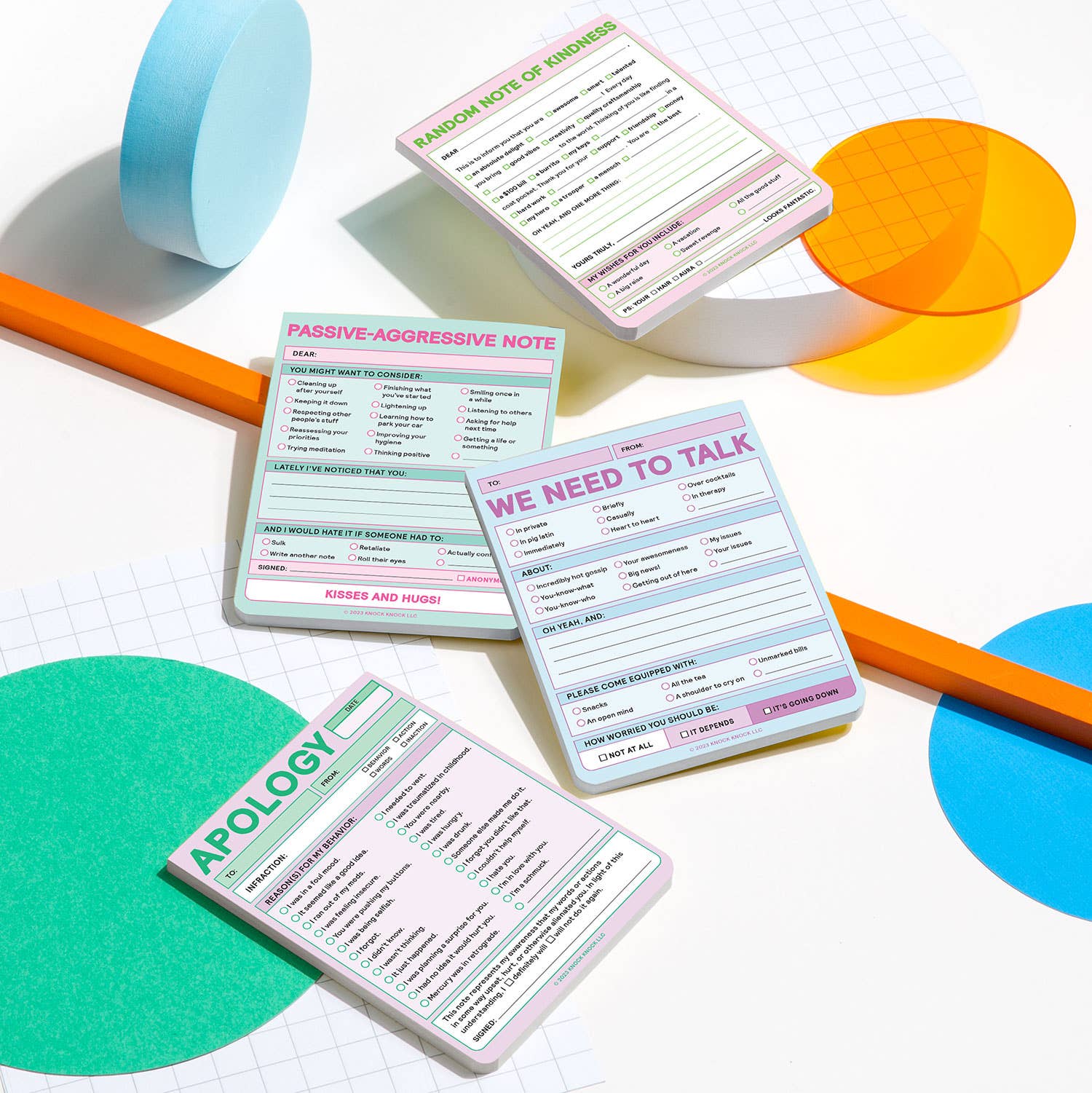 Passive Aggressive Nifty Note Pad (Pastel Version) - Image 6