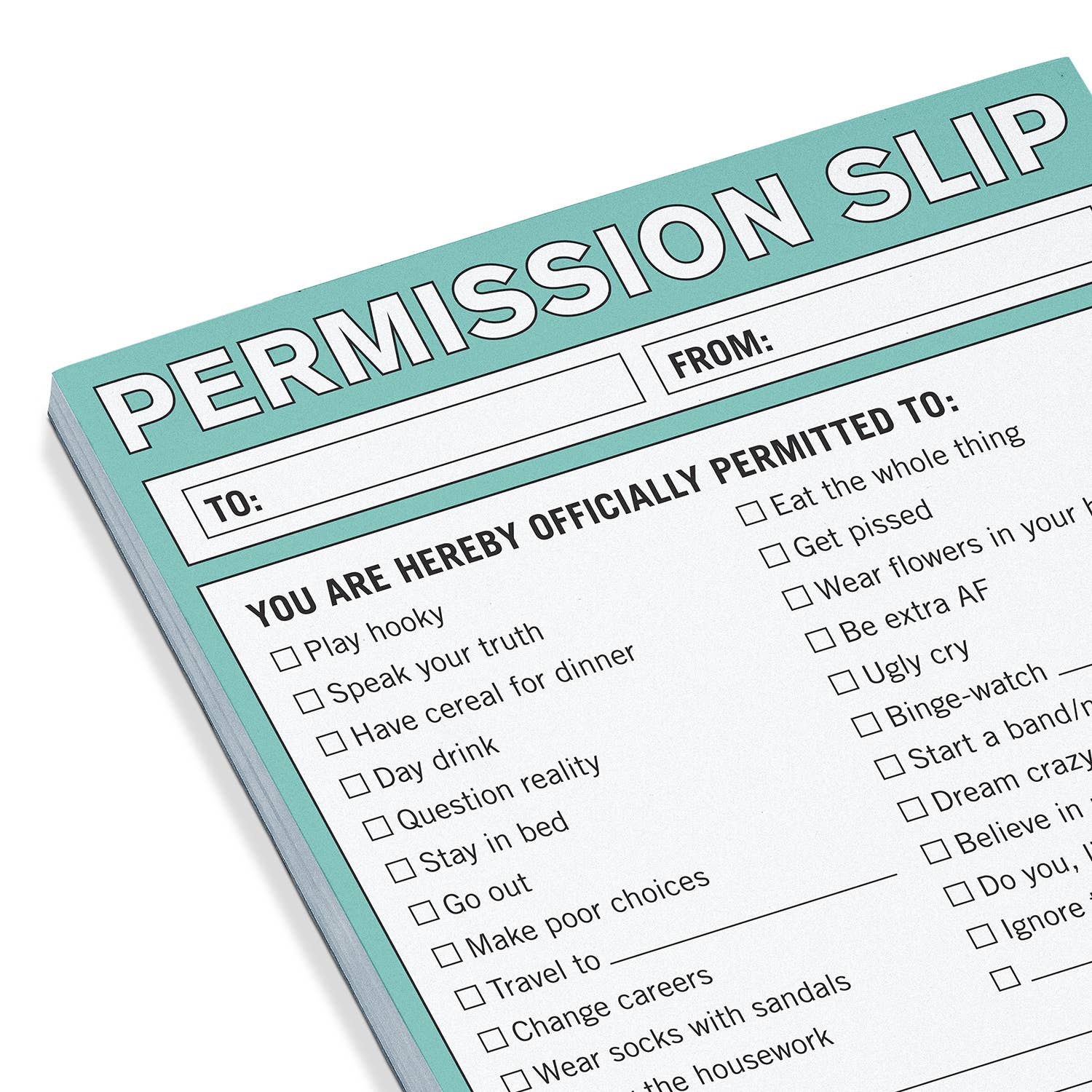 Permission Slip Nifty Note Pad - Image 3