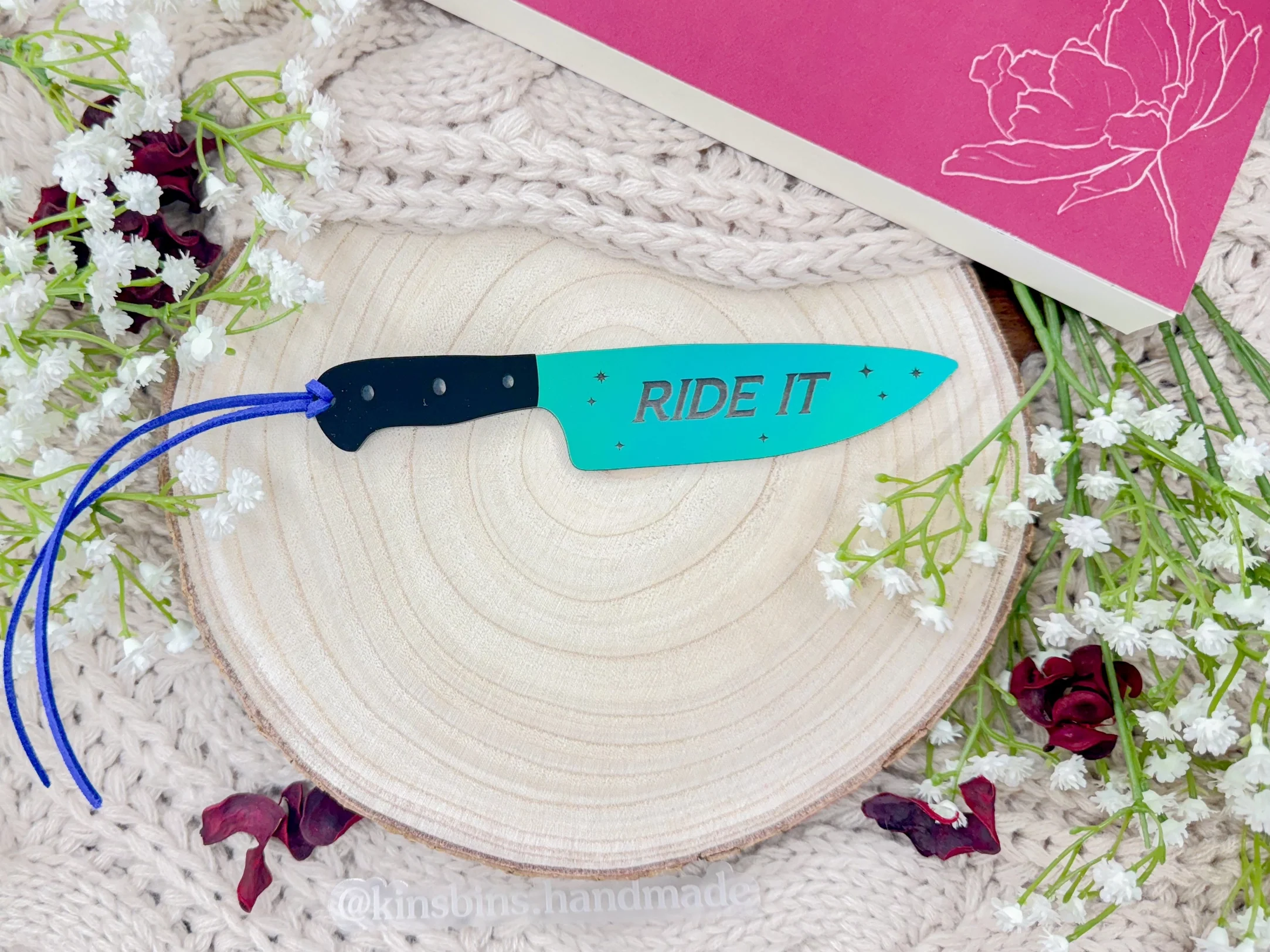 Ride It - Knife Bookmark (Red Tassel) - Image 5