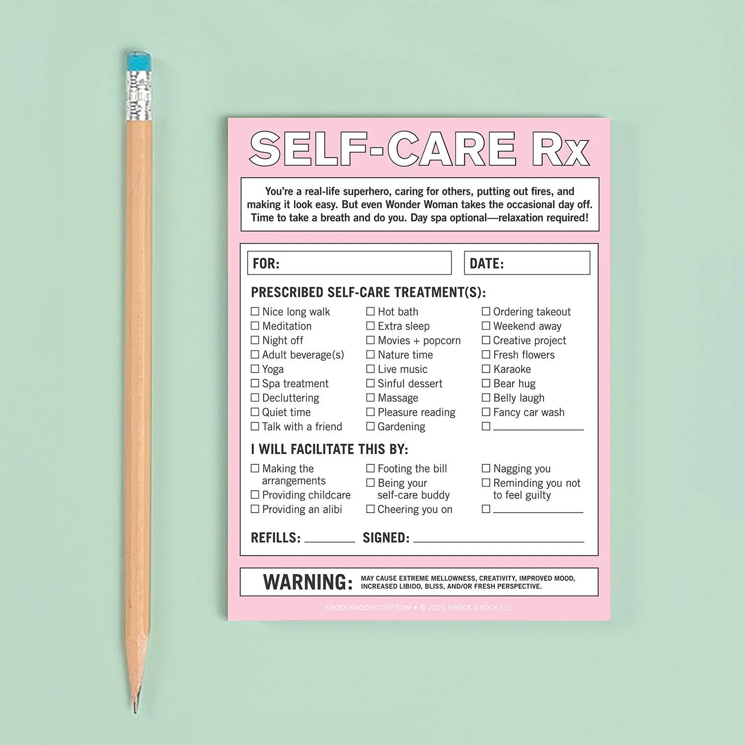Self-Care RX Nifty Note Pad - Image 4