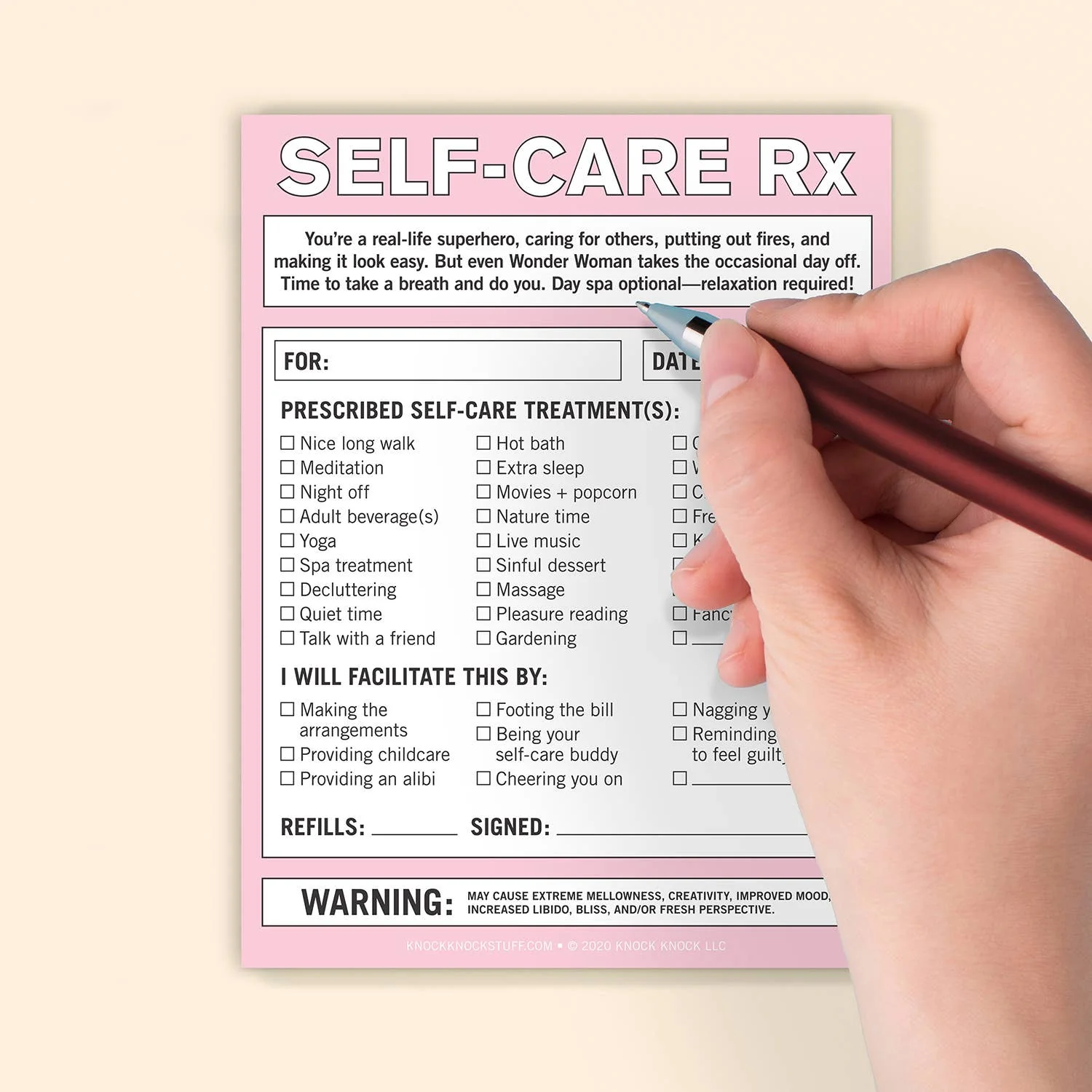 Self-Care RX Nifty Note Pad - Image 5