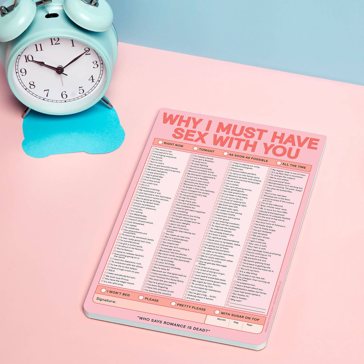 Why I Must Have Sex With You Pad (Pastel Version) - Image 4